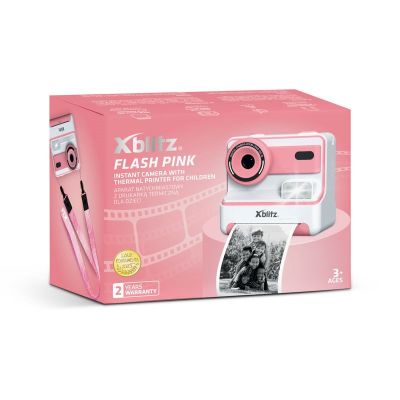 16. XBLITZ INSTANT CAMERA WITH FLASH PINK