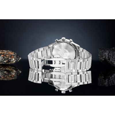 6. Men's Watch Giewont Chronograph Sapphire Silver Blue GW6310-B3