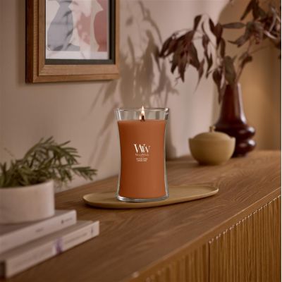 2. SAFFRON SMOKE WOODWICK Large Candle