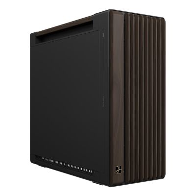 21. ASUS ProArt PA602 Wood Edition Modern Black - Metal Panel Midi Tower Black, Wood