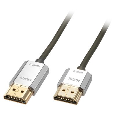 Lindy 41676 HDMI Cable 4.5m HDMI Type A (Standard) Black, Gold, Silver