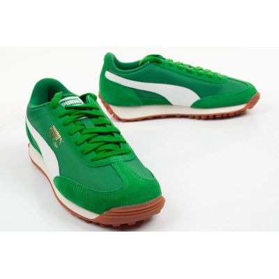 8. Puma Easy Rider Vintage Suede Kids' Sports Shoes, Green, Fashionable