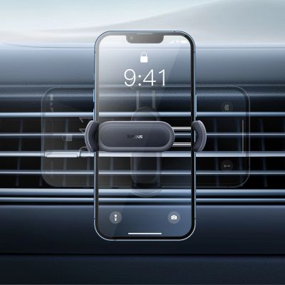11. Baseus Steel Cannon 2 smartphone holder for ventilation grille black (SUGP000001)