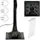 4. DECORATIVE TREE 150 LED 120 CM BLACK LUCA