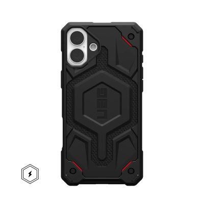 3. UAG Monarch Pro - protective case for iPhone 16 Plus compatible with MagSafe (kevlar black)