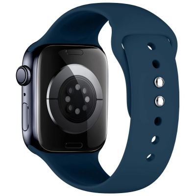 2. Tech-Protect Silicone Strap for Apple Watch 40/41/42 mm - Navy Blue