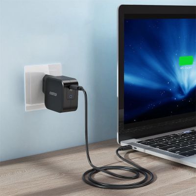 3. Choetech GaN USB Type C wall charger 61W Power Delivery black (Q6006)
