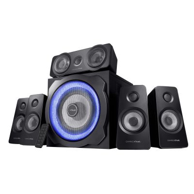 6. TRUST GXT 658 Titanium Black Computer Speaker Set