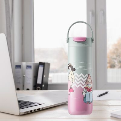 2. 600 ml Thermal Cup for Children, "GIRLS", MR-1644-C-NEW MAESTRO
