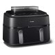 20. Philips 5000 series NA551/00 fryer Double 9 l Autonomous 2750 W Hot air fryer Black, Silver