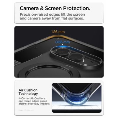14. Spigen Slim Armor Pro S Magsafe Case for iPhone Duo - Black