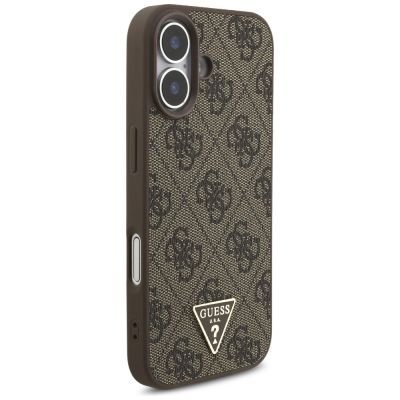 4. Guess 4G Strap Triangle Logo MagSafe case for iPhone 17 - brown