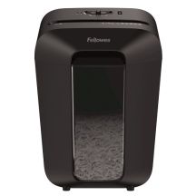 Fellowes LX70 paper shredder, 4407501 black, 18 liters, Shreds up to 11 A4 sheets (70g) at a time into 4×40 mm (P-4/T-4) particles, Safety Lock