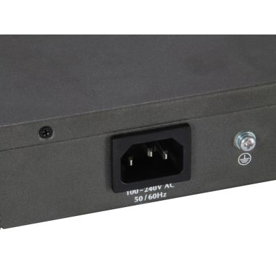 4. LevelOne GTP-5271 Managed Network Switch L3 Gigabit Ethernet (10/100/1000) PoE Support Gray