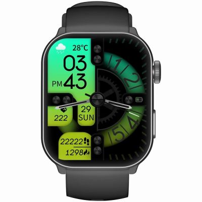5. Men's Smartwatch GRAVITY GT28-1 Strap + Bracelet Black