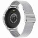 10. GRAVITY GT12-6 Women's Smartwatch Purple Silicone Strap + Silver Bracelet