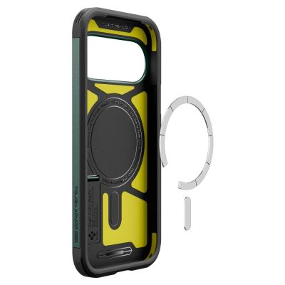 8. Spigen Tough Armor Mag MagSafe Case for Google Pixel 11 - Dark Green