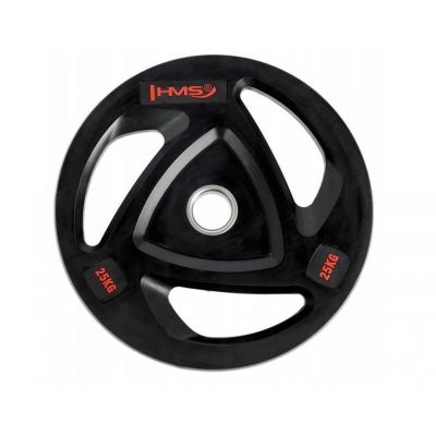 Rubber-coated Olympic plate 25 kg HMS TOX25