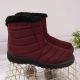 12. Waterproof snow boots with zipper NEWS W EVE181C burgundy