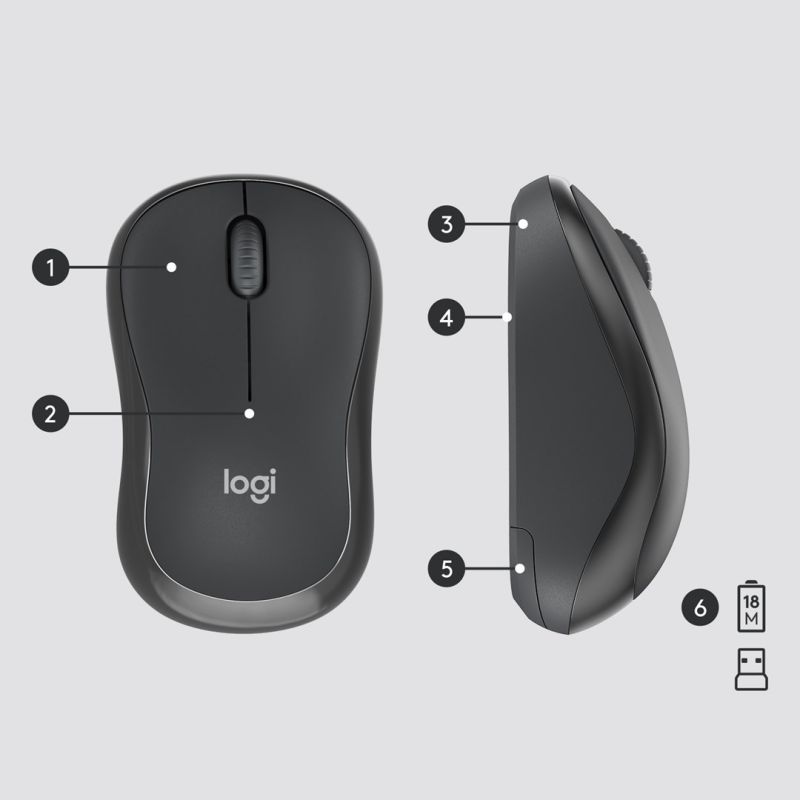 2. LOGITECH MK295 US Silent Wireless kit