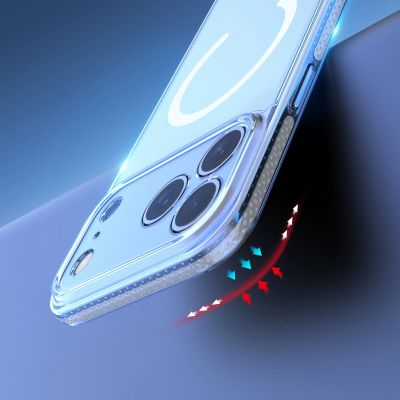 10. Dux Ducis Clin Mag Case for iPhone 17 Pro Max Compatible with MagSafe - Transparent