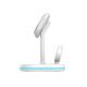4. Tech-Protect QI15W-A27 3-in-1 inductive charger with MagSafe stand for smartphone / Apple Watch / AirPods - white