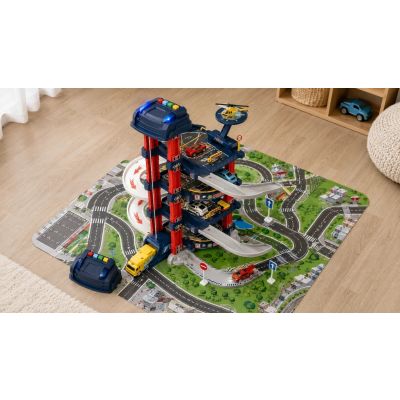 7. Extralink KIDS Car Park Garage with Electric Lift, Toy Cars for Children