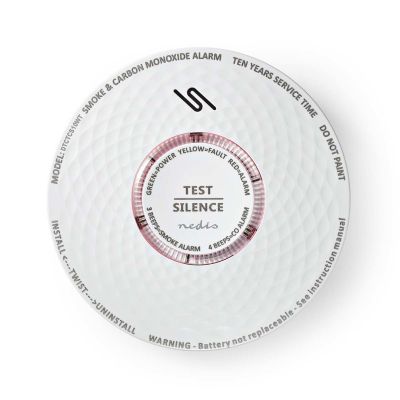 3. Nedis DTCTCS10WT Smoke and Carbon Monoxide Detector