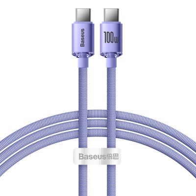 Baseus CAJY000605 USB-C - USB-C PD Cable 100W 5A 480Mb/s 1.2m - Purple