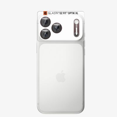 4. Spigen Optik Pro XL GLAS.TR EZ FIT Tempered Glass for iPhone 18 Pro - Dark Cherry