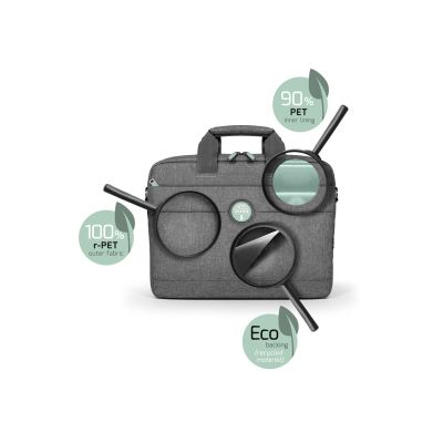 11. Port Designs Yosemite Eco TL 35.6 cm (14") Briefcase Gray