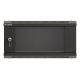 3. Wall-mounted rack installation cabinet 19" 4U 540x350 black glass door LANBERG (flat pack)