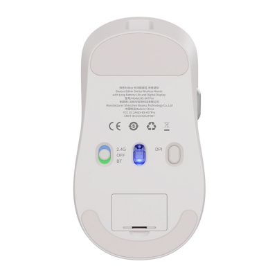 2. Baseus Editor Wireless Computer Mouse with 800mAh Battery and Battery Status Indicator - White