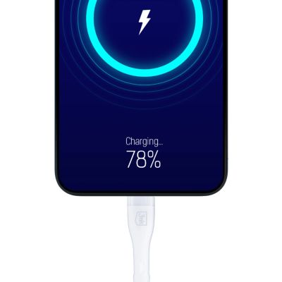 3. 3mk Rayo Charger 20W PD3.0 PPS USB-C Wall Charger + USB-C / USB-C 3A 60W Cable - White