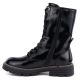 3. Women's patent leather ankle boots, insulated, black, Jezzi ASA259-10