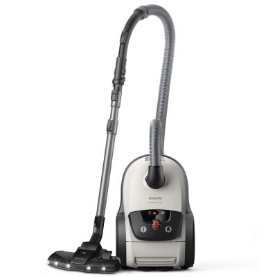 8. Philips Performer LED 8000 Series bagged vacuum cleaner with TriActive technology, model XD8142/12, 900W power
