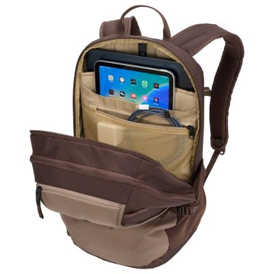 4. Thule EnRoute TEBP5216 - Tinted Taupe/ Nuanced Brown Backpack Brown, Taupe Nylon