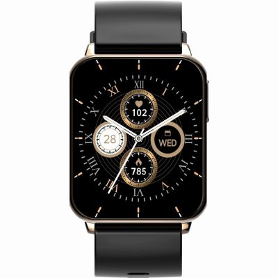 7. Smartwatch Gravity Rose Gold Black 2 Straps GT17-5
