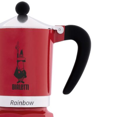 3. Bialetti Rainbow 1tz Coffee Maker Red