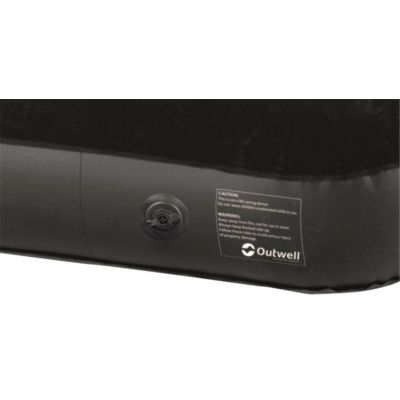2. Outwell Classic Single Air Mattress, Black and Gray