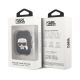 11. Karl Lagerfeld Silicone Ikonik Case for AirPods 1/2 - Black