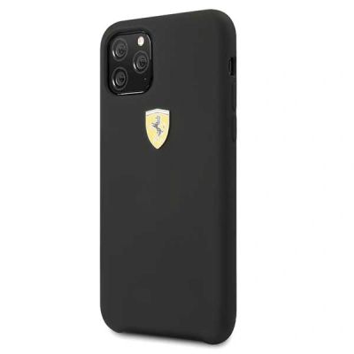 2. Ferrari Silicone Case for iPhone 11 Pro Max - Black