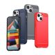 7. Flexible Carbon Case with a carbon pattern for iPhone 15 - blue