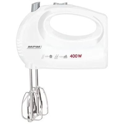 MPM MMR-25 hand mixer white 400W