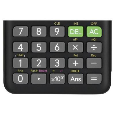 6. CASIO FX-82ESPLUS-2 SCIENTIFIC CALCULATOR, 252 FUNCTIONS, 77X162MM, BLACK BOX