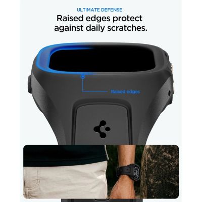 3. Spigen Liquid Air Pro Strap for Apple Watch Ultra 49mm - Black