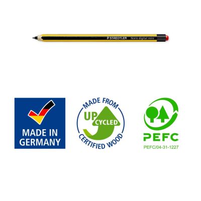 3. Staedtler 180M 22-1 PDA Stylus Black, Yellow