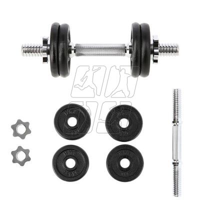 3. HMS SG01 threaded dumbbell 7 kg