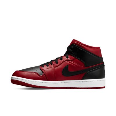 2. Nike Air Jordan 1 Mid Red/Black 51.5