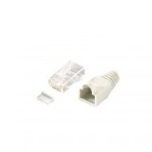 Equip 121175 RJ-45 Plug Transparent, White